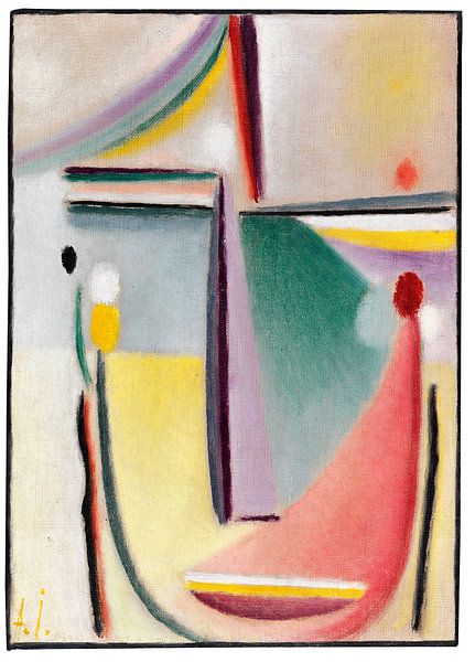 Abstrakter Kopf, Alexej von Jawlensky, Um 1921 von Atelier Liesjes