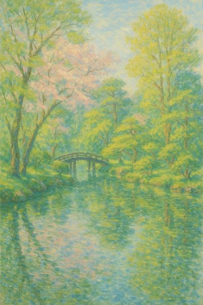 Réflexions printanières sur Kenroku-en - Le jardin de lumière de Kanazawa par Travel Shop