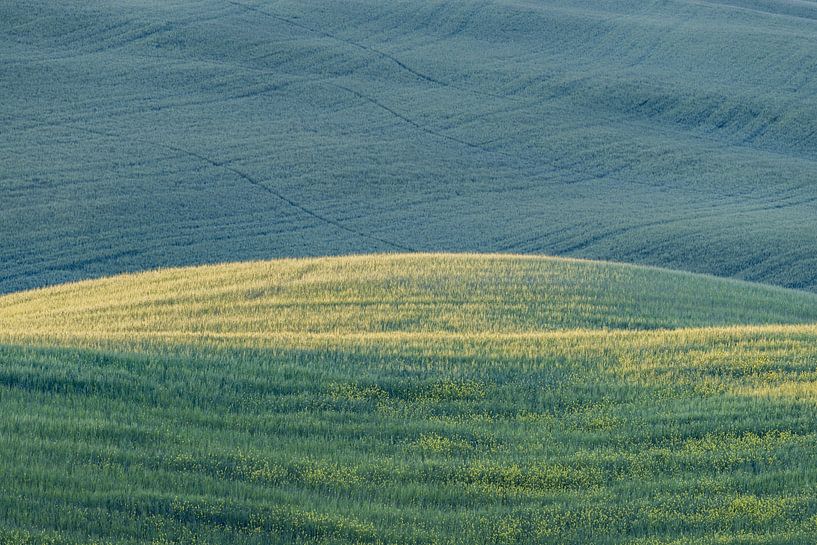 Sunrise near Pienza, Val d'Orcia, Tuscany by Walter G. Allgöwer