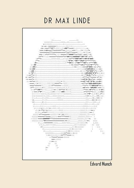 Dr. Max Linde (Ascii-kunst) van DOA Project