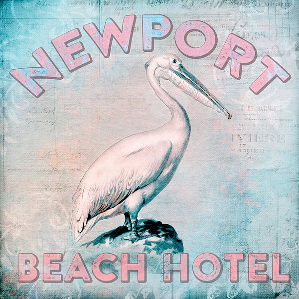 Pelikan Nostalgia Newport Beach Hotel by Andrea Haase