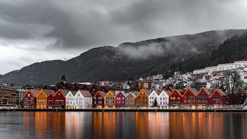 Bryggen, Bergen von Michael Fousert