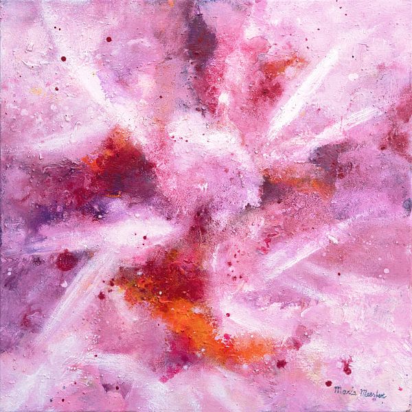 Rosa galaktische Explosion von Maria Meester