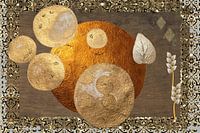 Goldener und silberner Mond 3/3