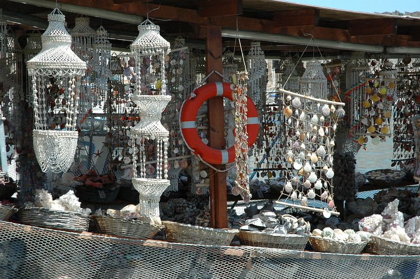 Griekse schelpenboot von Barbara Koppe