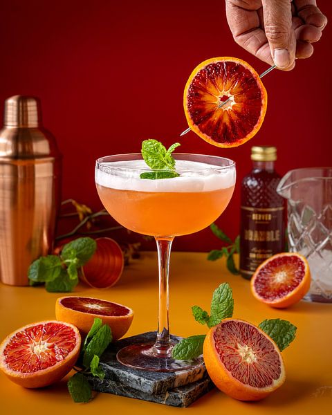 Gin Sour à l'orange sanguine par Carin van Kranenburg