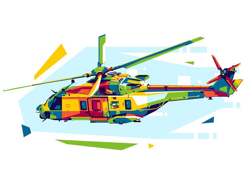 NH90 Helicopter in WPAP by Lintang Wicaksono