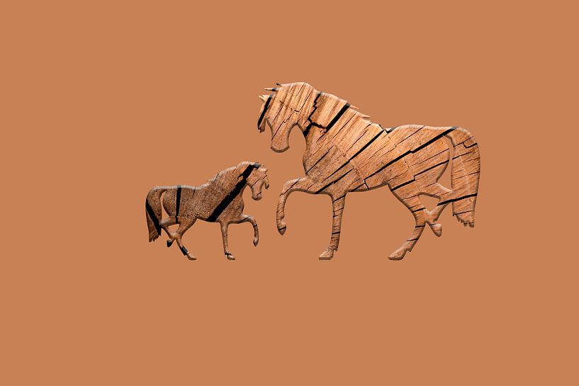 Chevaux de bois par Catherine Fortin