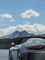 Porsche 991 Speedster en montagne