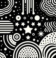 Schwarz und weiß - Babykontrast