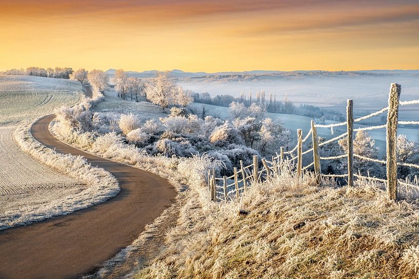Das Glühen eines Wintermorgens von Ruud Peters