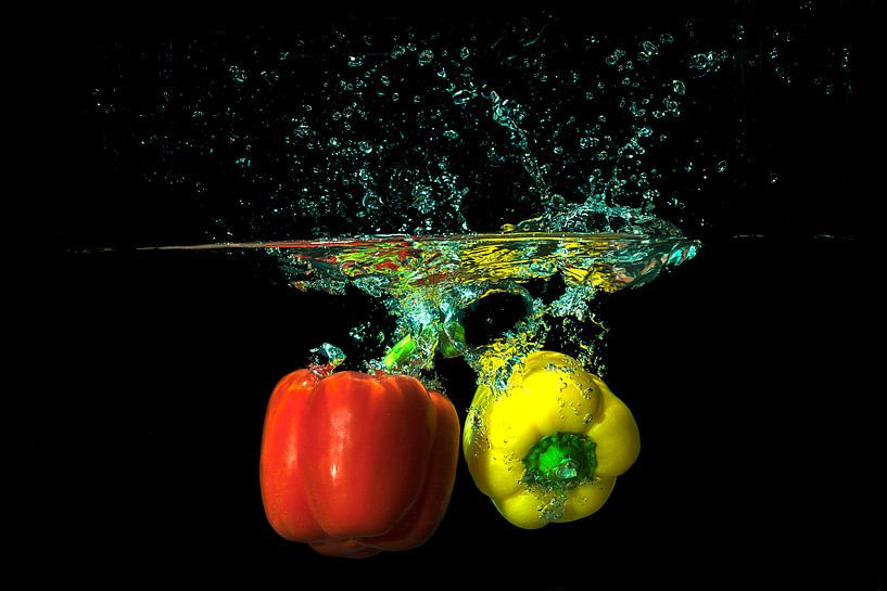 Paprika Splash von Hans van der Grient