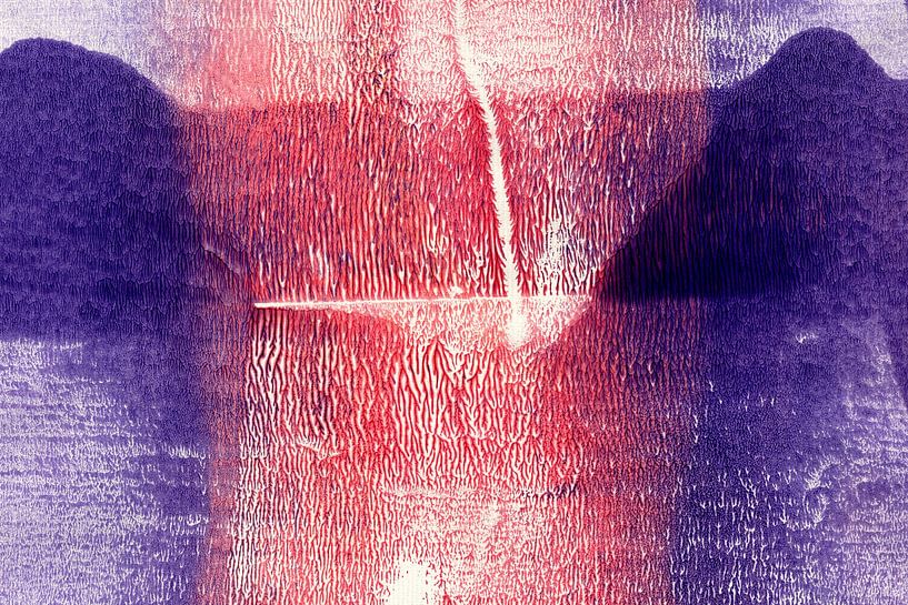 Abstract minimalistisch landschap van Dina Dankers