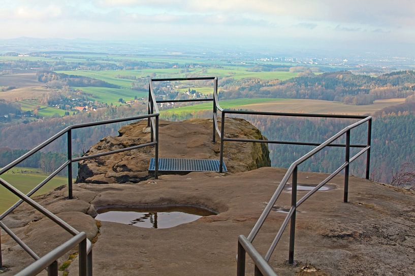 Lilienstein Westecke 2 (Sächsische Schweiz / Elbsandsteingebirge) von t.ART