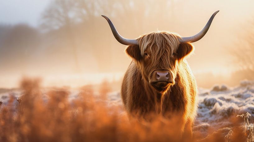 Highlanders écossais : chaleur hivernale par ByNoukk