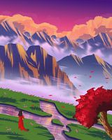 wind afternoon with Nature Mountain