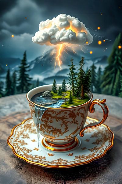 starke Tasse Kaffee von Egon Zitter