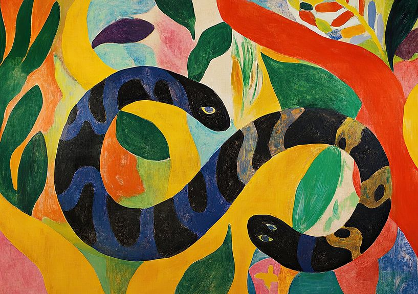 Schlange von Niklas Maximilian