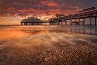 Scheveningen bei Sonnenuntergang