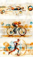 Dynamics of the Triathlon: Swimming, Cycling, Running