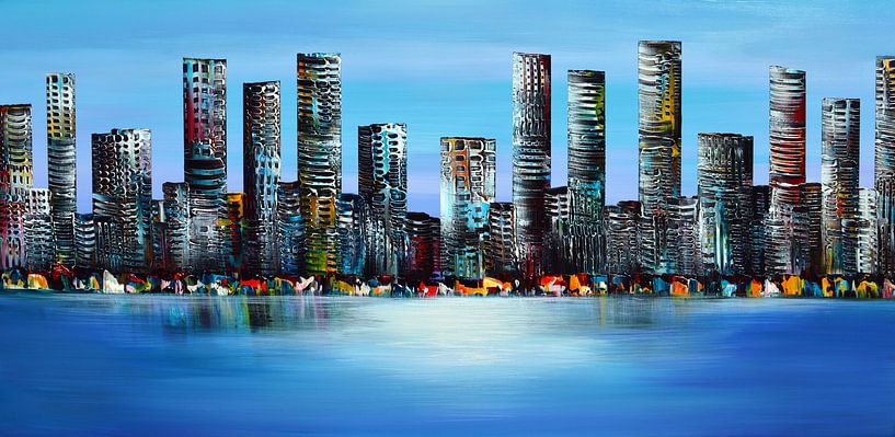 Skyline City par Gena Theheartofart