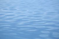 Water in blue