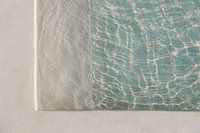 Turquoise pool water with sun reflections, Summer Vibes.