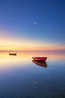 2 boats on a warm summer evening