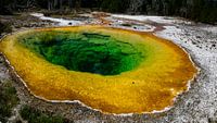 Chromatic pool Yellowstone national park