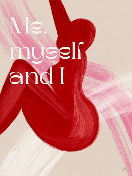 Femme rouge par Anne-Marie Volfova