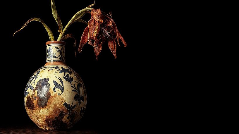 Vanitas in chiaroscuro by Frank Heinz