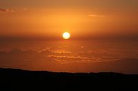 Zonsondergang op Etna Sicilië