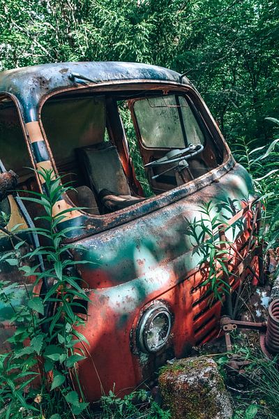 Suède Cimetière de voitures de Bastnas par Karin Verweij