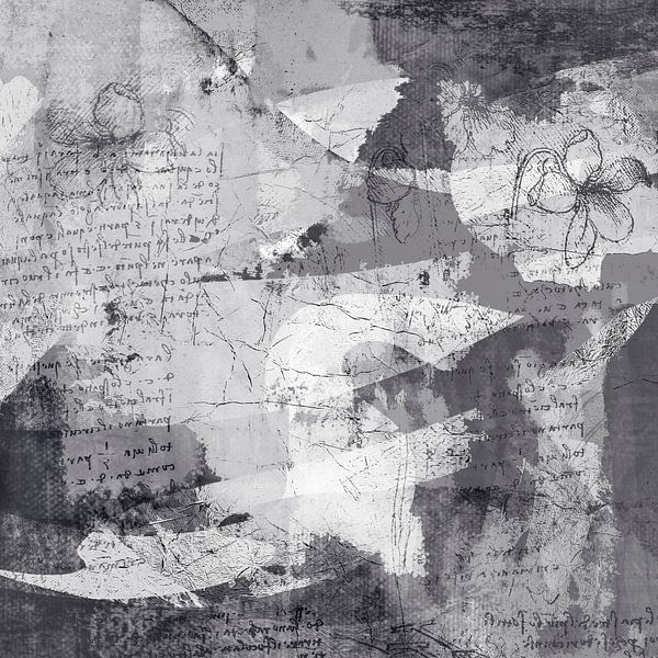 Modern Abstract in black and white. Graphics. by Alie Ekkelenkamp