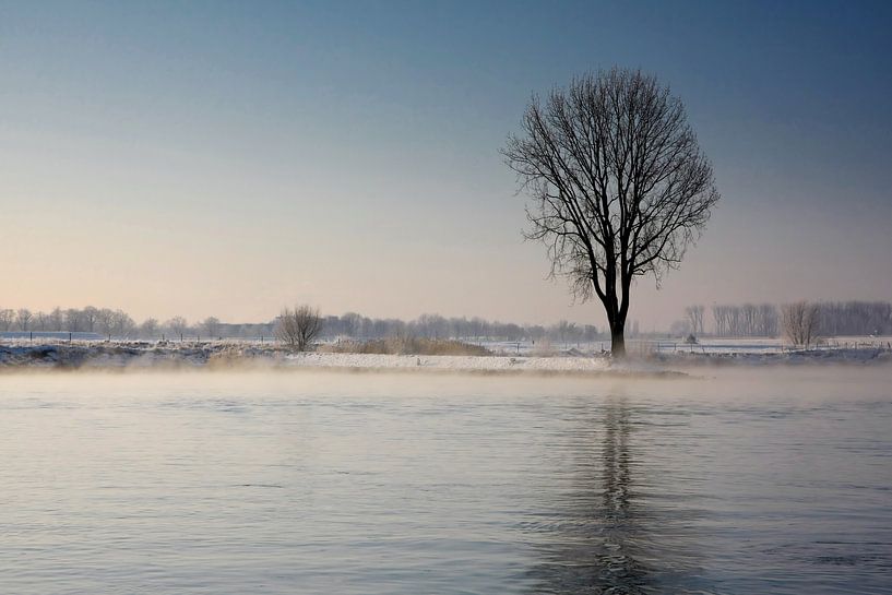 Brouillard au-dessus de la rivière par Yvonne Smits
