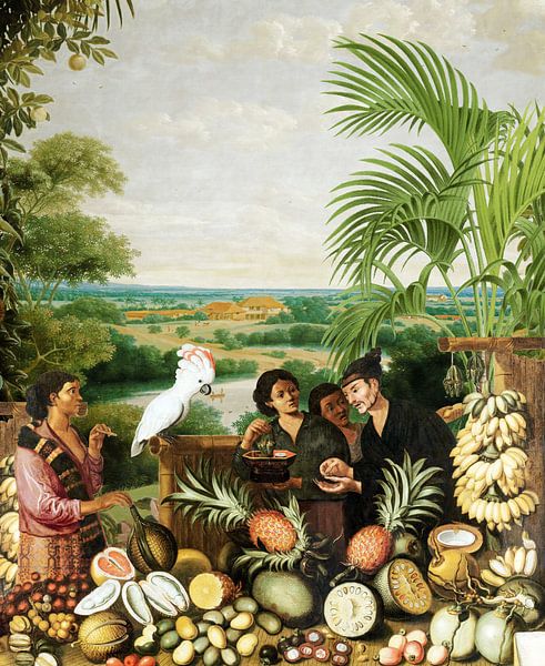 Art Combined - Marketplace in Brazil II by Marja van den Hurk