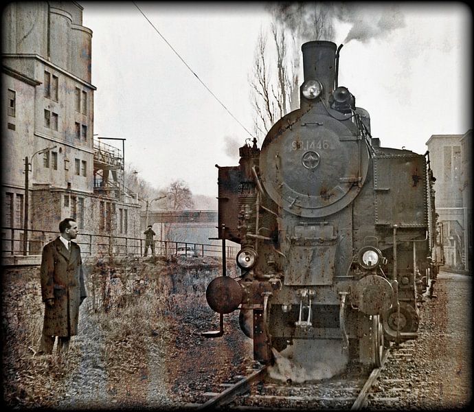 Steam locomotive 93.1446 #1 by Leopold Brix