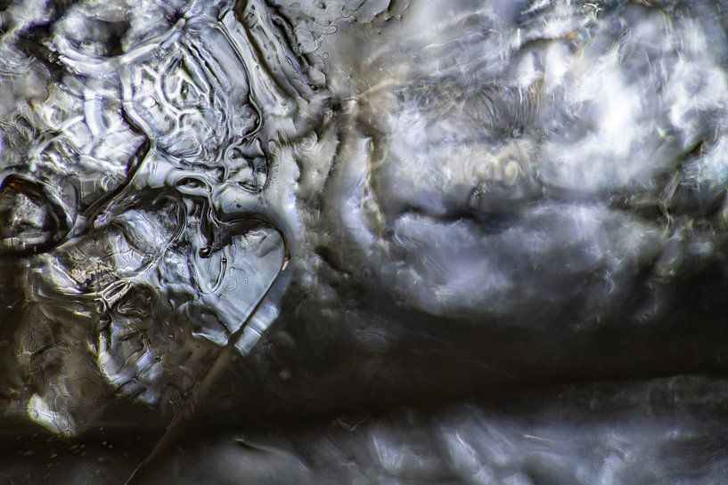 Silbernes Herz | Abstraktes Foto | Bildende Kunst von Nanda Bussers