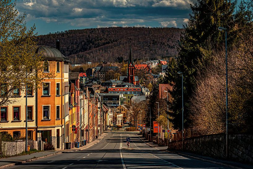 Landschaft im Erzgebirge  AUE von Johnny Flash