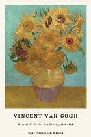 Vase with twelve sunflowers - Vincent van Gogh