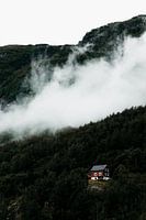 “Nordic Minimalist Mountain Landscape”