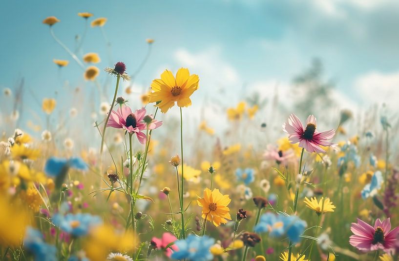 Wildflowers in nature by fernlichtsicht