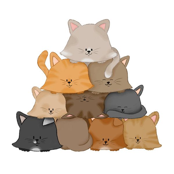 Meowntain by Dewi Zwiers - van Dreven