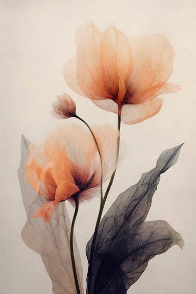 Parchment Flowers No 6 von Treechild