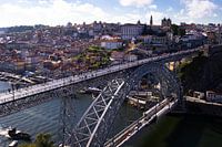 Blick auf die Brücke von Porto, Portugal