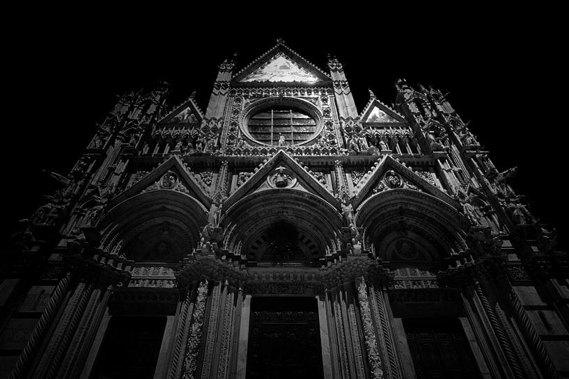 Cathédrale (Duomo), Italie (noir et blanc) par Rob Blok