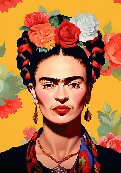 Frida Poster - Frida Art Print by Niklas Maximilian