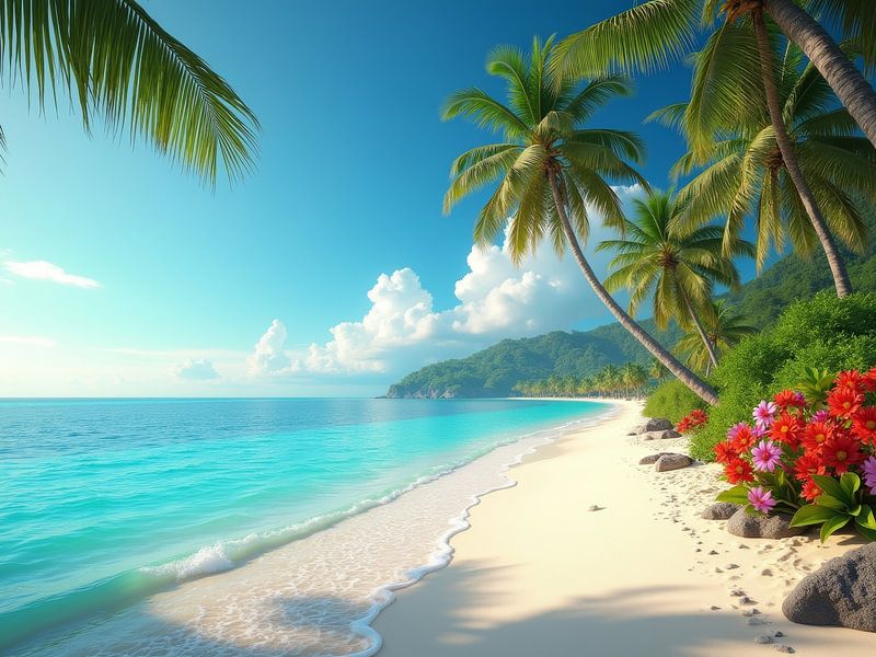 beach by hisamvideo art