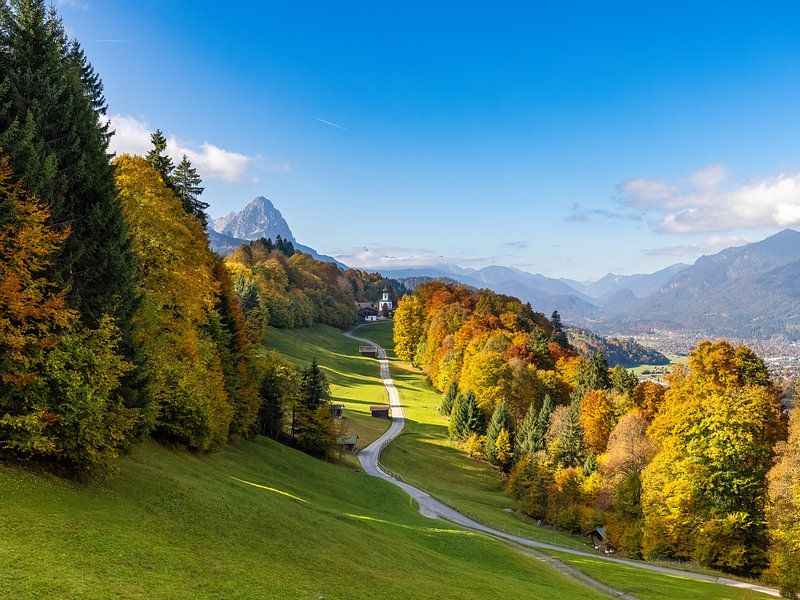 Randonnée automnale vers le village idyllique de Wamberg, Garmisch-Partenkirchen par Christina Bauer Photos