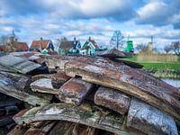 Dutch landscape with mills